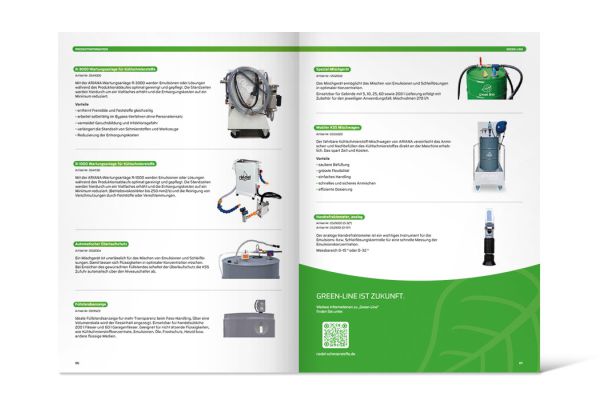 Riedel Schmierstoffe GmbH | Prospekt „Green-Line“, Doppelseite