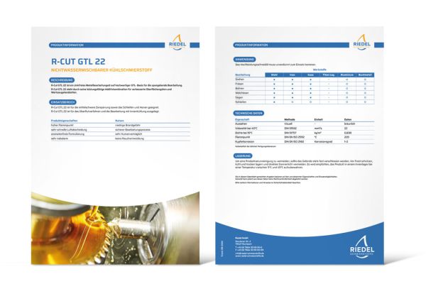 Riedel Schmierstoffe GmbH | Datenblatt R-CUT GTL 22