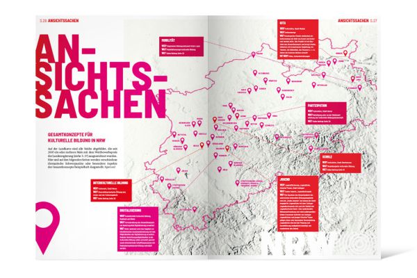 Arbeitsstelle kulturelle Bildung NRW | Themenheft Doppelseite