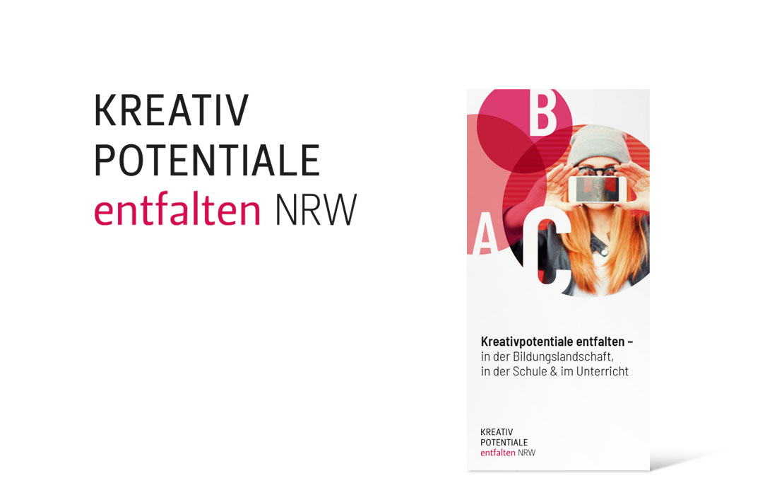 Kreativpotentiale entfalten NRW | Logo und Flyer Titel