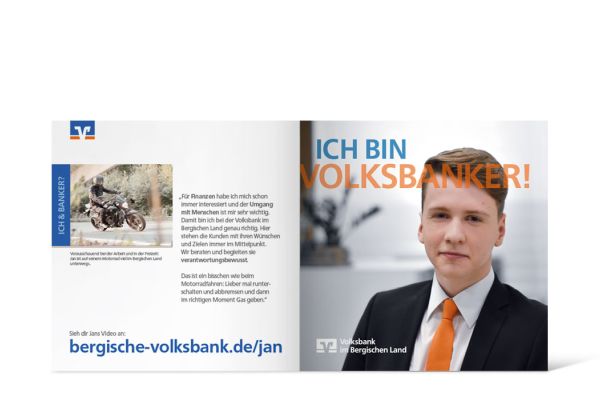 Volksbank Azubi-Kampage | Flyer Innenseite